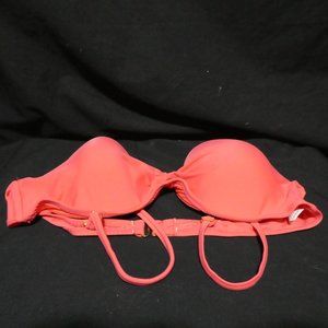 GEORGE, medium, orange underwire padded push up bra